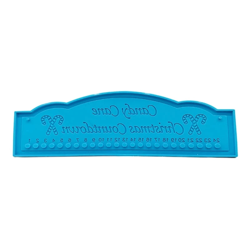 Christmas Countdown Doorplate Decoration Mold