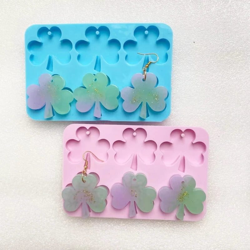 Crystal Epoxy Mold Earrings Jewelry Mold Pendant Silicone Mold