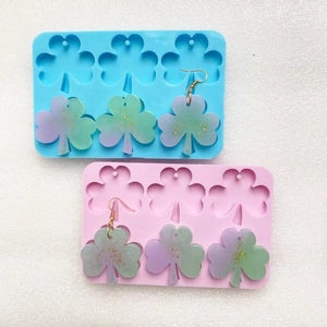 Crystal Epoxy Mold Earrings Jewelry Mold Pendant Silicone Mold