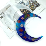 Witch Moon Mirror Silicone Mold for Wall Decor Pendant Jewelry