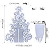 DIY Crystal Epoxy Mold Xmas Table Setting Christmas Tree Ornament Storage Rack