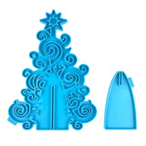 DIY Crystal Epoxy Mold Xmas Table Setting Christmas Tree Ornament Storage Rack