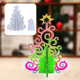 DIY Crystal Epoxy Mold Xmas Table Setting Christmas Tree Ornament Storage Rack