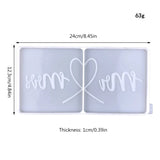 Crystal Epoxy Plate Mold Couple Love Tray Decor Silicone Mold