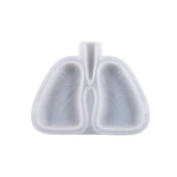 DIY Lung Shape Ashtray Storage Box Silicone Mold Crafts Crystal Home Decor