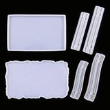 Large Irregular Coaster Silicone Mold for Epoxy Resin Tray Making