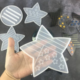 DIY Crystal Epoxy Silicone Mold Five-pointed Star Table Decor