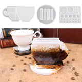 Crystal Epoxy Quicksand Cup Mold Table Decor Mirror Surface Resin Coaster