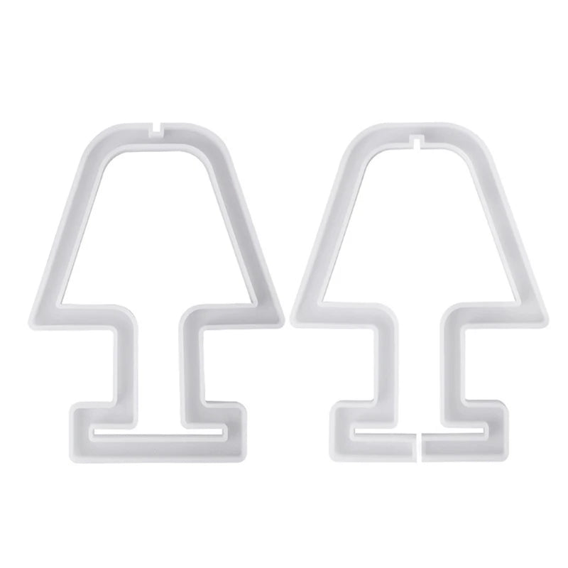 DIY Crystal Epoxy Table Lamp Silicone Mold - Home Decor