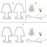 DIY Crystal Epoxy Table Lamp Silicone Mold - Home Decor
