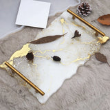 Crystal Silicone Resin Mold Set for Large Tray, Coaster Base, Tea Tray