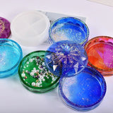 Crystal Glue Mold Round Storage Box Silicone Mold