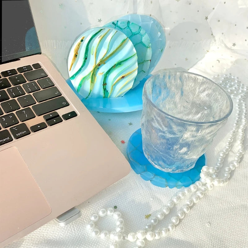 Crystal Irregular Tea Tray Mold for Epoxy Resin Home Decoration