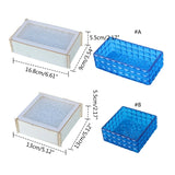 Crystal Storage Box Silicone Mold with Lid Home Decor
