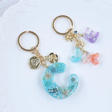 Crystal Resin Word Pendant Keychain Silicone Mold