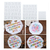 Crystal Resin Word Pendant Keychain Silicone Mold