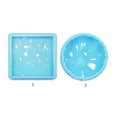 Crystal Tea Tray Coaster Mold for Epoxy Resin