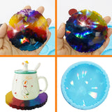 Crystal Tea Tray Coaster Mold for Epoxy Resin