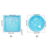 Crystal Tea Tray Coaster Mold for Epoxy Resin