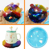 Crystal Tea Tray & Coaster Mold for Epoxy Resin