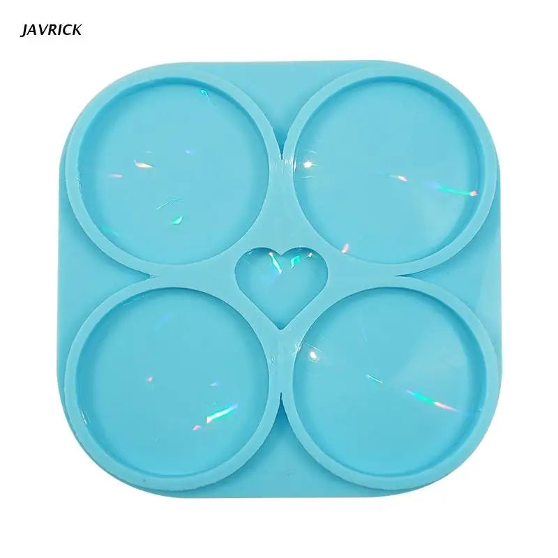 Crystal Tea Tray Coffee Coaster Mold for Home Decor