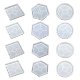 Crystal Tea Tray Coaster Epoxy Resin Mold Home Decor Table Wine Tray