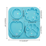 Crystal Tea Tray Coffee Coaster Epoxy Resin Mold for Home Decor