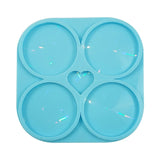 Crystal Tea Tray Coffee Coaster Epoxy Resin Mold for Home Decor