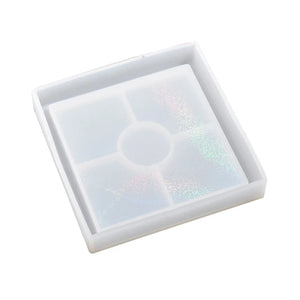 Crystal Tea Tray Coaster Epoxy Resin Mold Home Decor Table Wine Tray