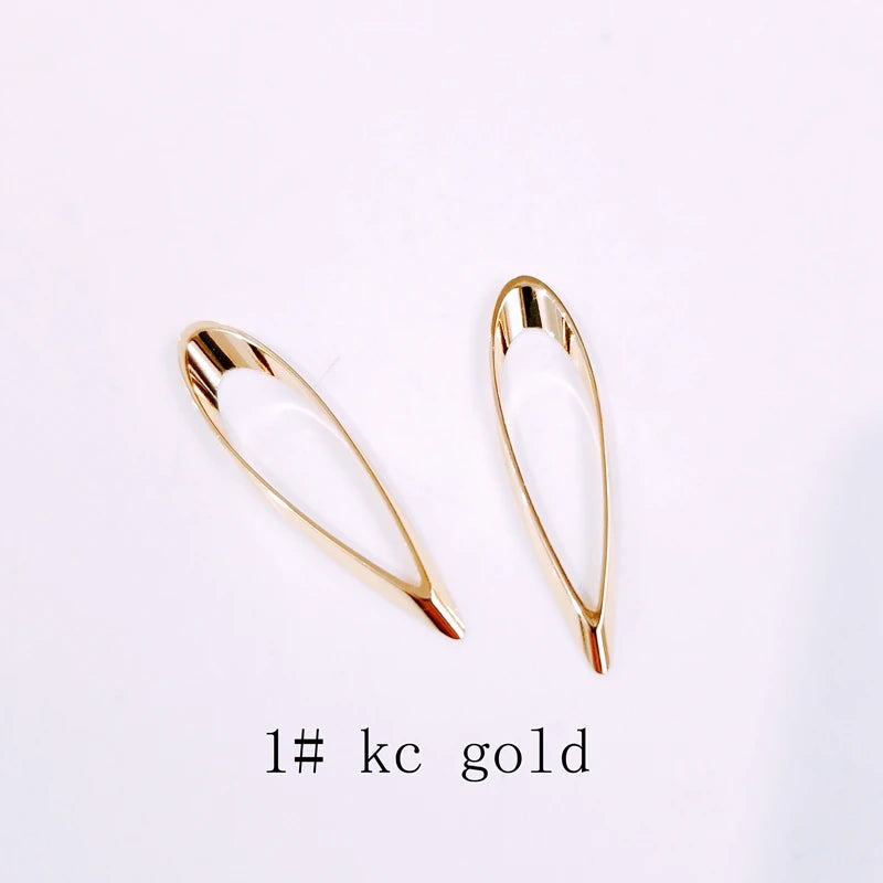 Copper Electroplated Geometric Ear Accessories