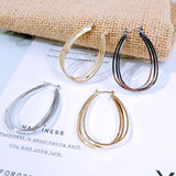 18K Plated Irregular Geometric Earrings - DIY Ear Pin