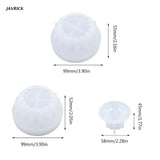 Egg-shaped Jewelry Jar Silicone Mould Epoxy Resin Container Box