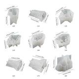 Epoxy Crystal Cluster Mould 18 Styles Ice Cluster Ornament Rockery Crystal Stone