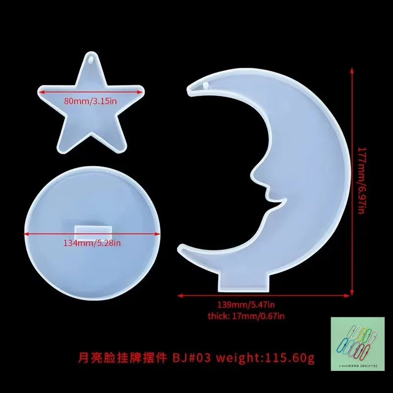 Epoxy Crystal Drop Glue Photo Frame Mold Resin Silicone Mold
