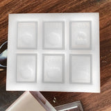 DIY Epoxy Square Quicksand Mold Drop Glue Silicone Mold Homemade Mold
