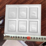 DIY Epoxy Square Quicksand Mold Drop Glue Silicone Mold Homemade Mold