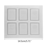 DIY Epoxy Square Quicksand Mold Drop Glue Silicone Mold Homemade Mold