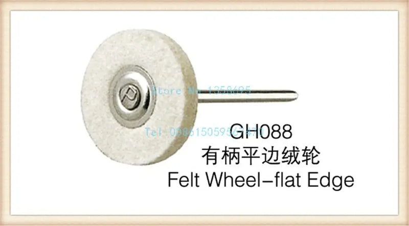 100pcsGH088 Mounted Wheel Mini Dental Polishing Jewelry Cloth Shoes Wheels