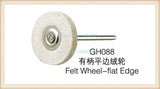 100pcsGH088 Mounted Wheel Mini Dental Polishing Jewelry Cloth Shoes Wheels