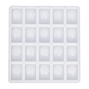 DIY Glue Mold Mahjong Chess & Card Party Puzzle Board Game Silicone Resin Molds
