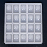 DIY Glue Mold Mahjong Chess & Card Party Puzzle Board Game Silicone Resin Molds