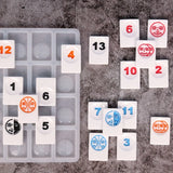 DIY Glue Mold Mahjong Chess & Card Party Puzzle Board Game Silicone Resin Molds