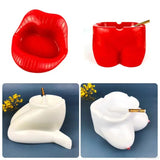 DIY Glue Organizer Mold Human Body Ashtray Silicone Mold