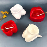 Lip-Shaped Ashtray Silicone Mold for Craft Storage