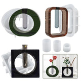 Silicone Mold Test Tubes Flower Pot Clay Display Plant Cement Epoxy Resin Mold