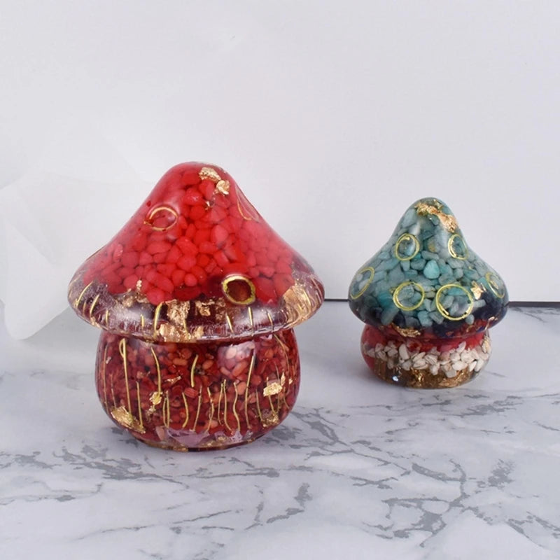 Mushroom Ornament Silicone Mold for Decor
