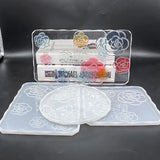 DIY Homemade Coaster Silicone Mold for Creative Craft
