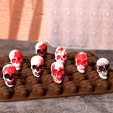 Skulls Chocolate Crystal Mold for DIY Ice Baking