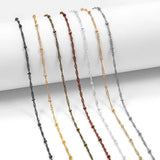 1.8mm Flat O Chain Beads Chain Hairpin Necklace Jewelry Chain