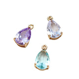 Crystal Geometric Pendant Double Charms DIY Jewelry
